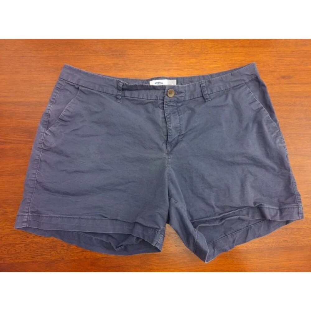 Old Navy Women’s Navy Blue Chino Shorts Size 14
